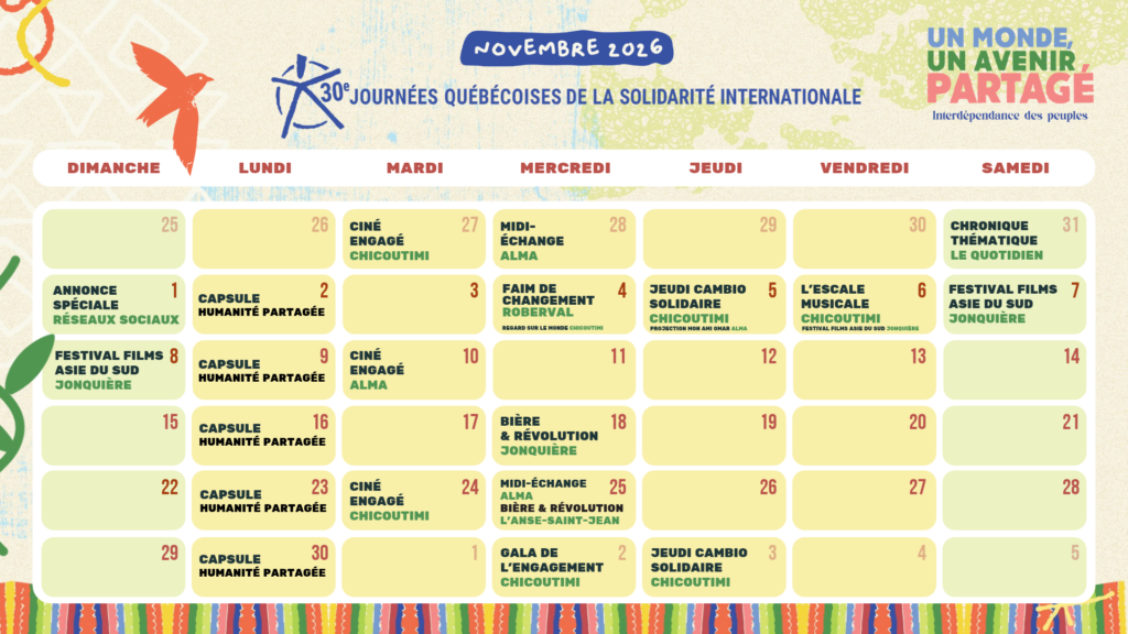 Programmation JQSI 2026